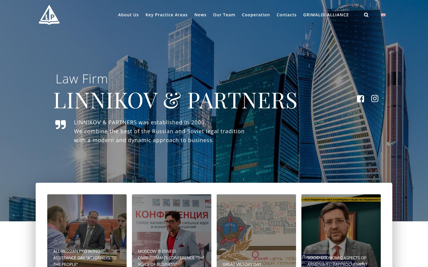 Линников и партнёры. &middot; снимок главной страницы (HOMEPAGE_SCREENSHOT)