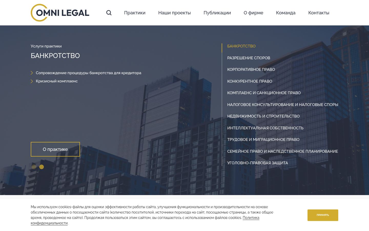 Omni Legal · снимок главной страницы (HOMEPAGE_SCREENSHOT)